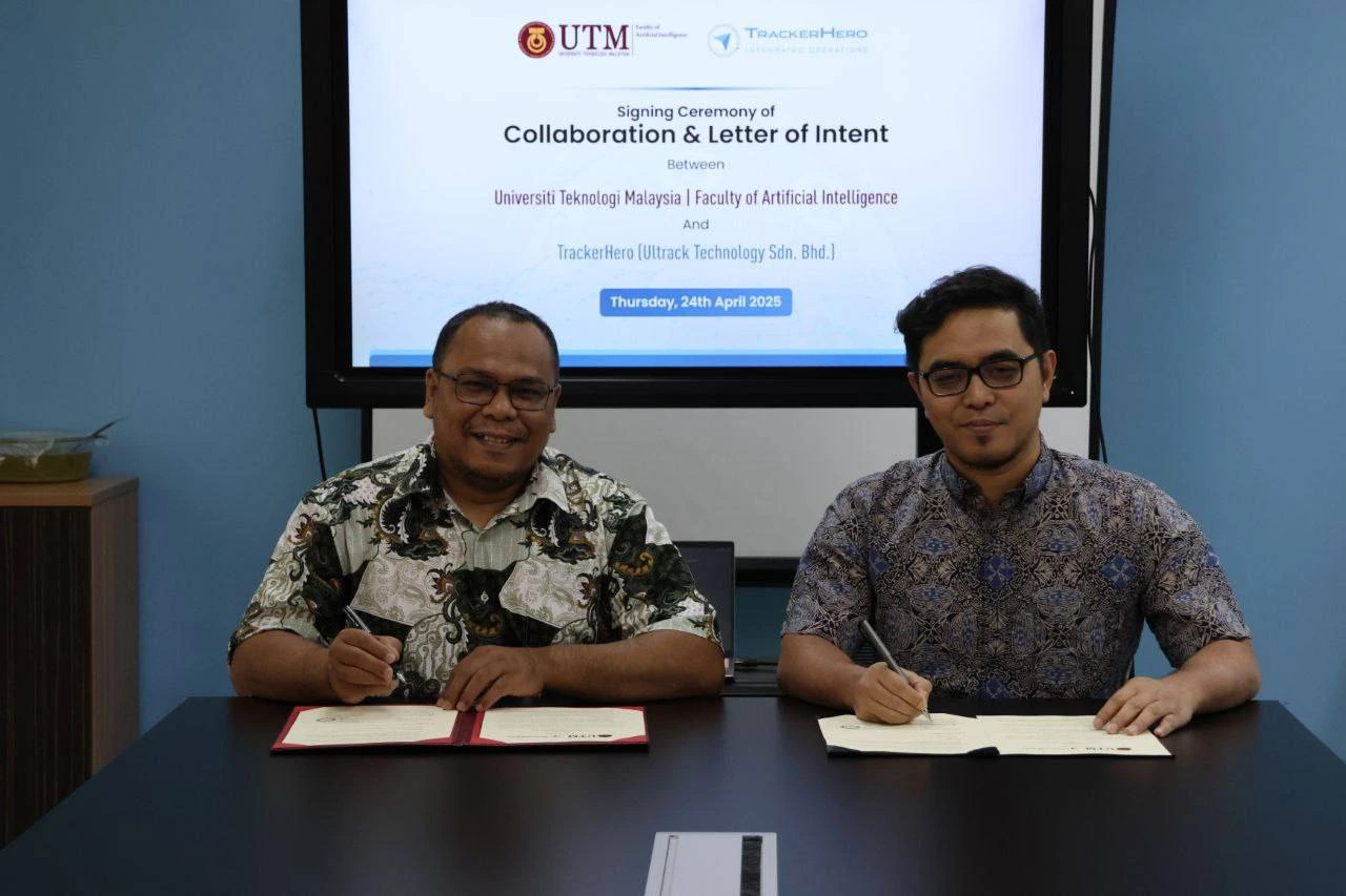 TrackerHero dan Fakulti AI UTM Menandatangani MoU untuk Memperkukuh Kerjasama AI